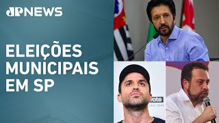 Pesquisa de intenções de voto apontam Nunes em primeiro, seguido por Marçal e Boulos