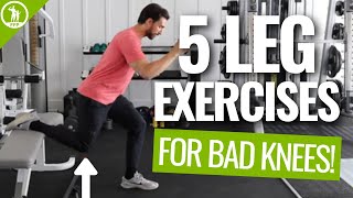 Working Out Legs With Bad Knees - 5 Exercises!