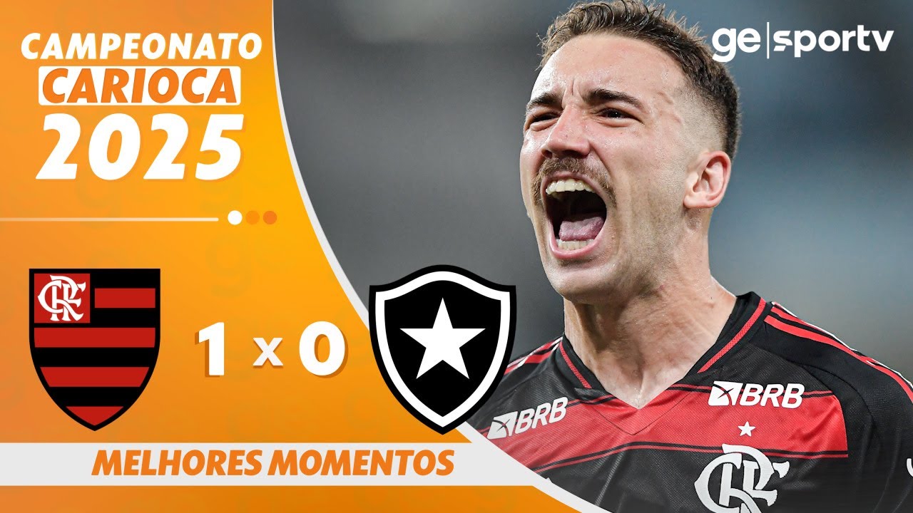 FLAMENGO 1 X 0 BOTAFOGO | MELHORES MOMENTOS | CAMPEONATO CARIOCA 2025 | ge.globo