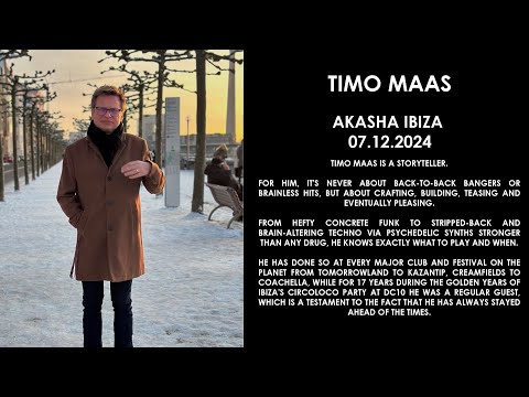 TIMO MAAS (Germany) @ AKASHA Ibiza 07.12.2024
