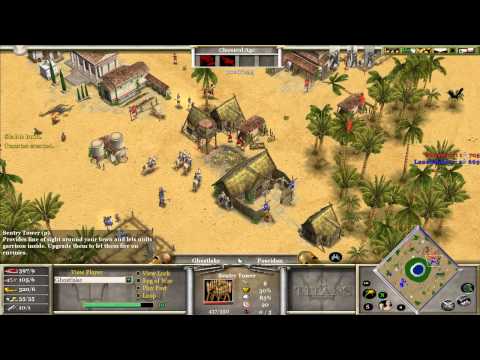 Mista (Odin) vs Ghostlake (Poseidon) on Oasis 2 - Age of Mythology The Titans