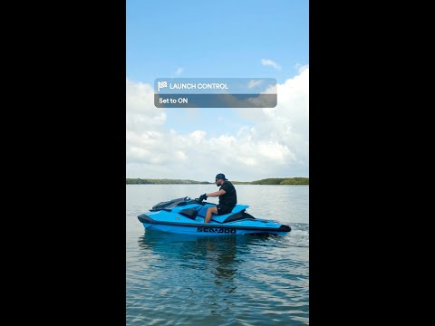Launch control on the 2026 Sea-Doo RXP-X