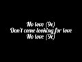 August Alsina Ft Nicki Minaj No Love Lyrics
