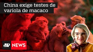 China vai exigir teste de varíola dos macacos a visitantes do país