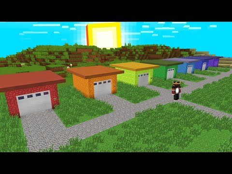 1000$ GİZLİ GÖKKUŞAĞI GARAJ !! 😱 - Minecraft