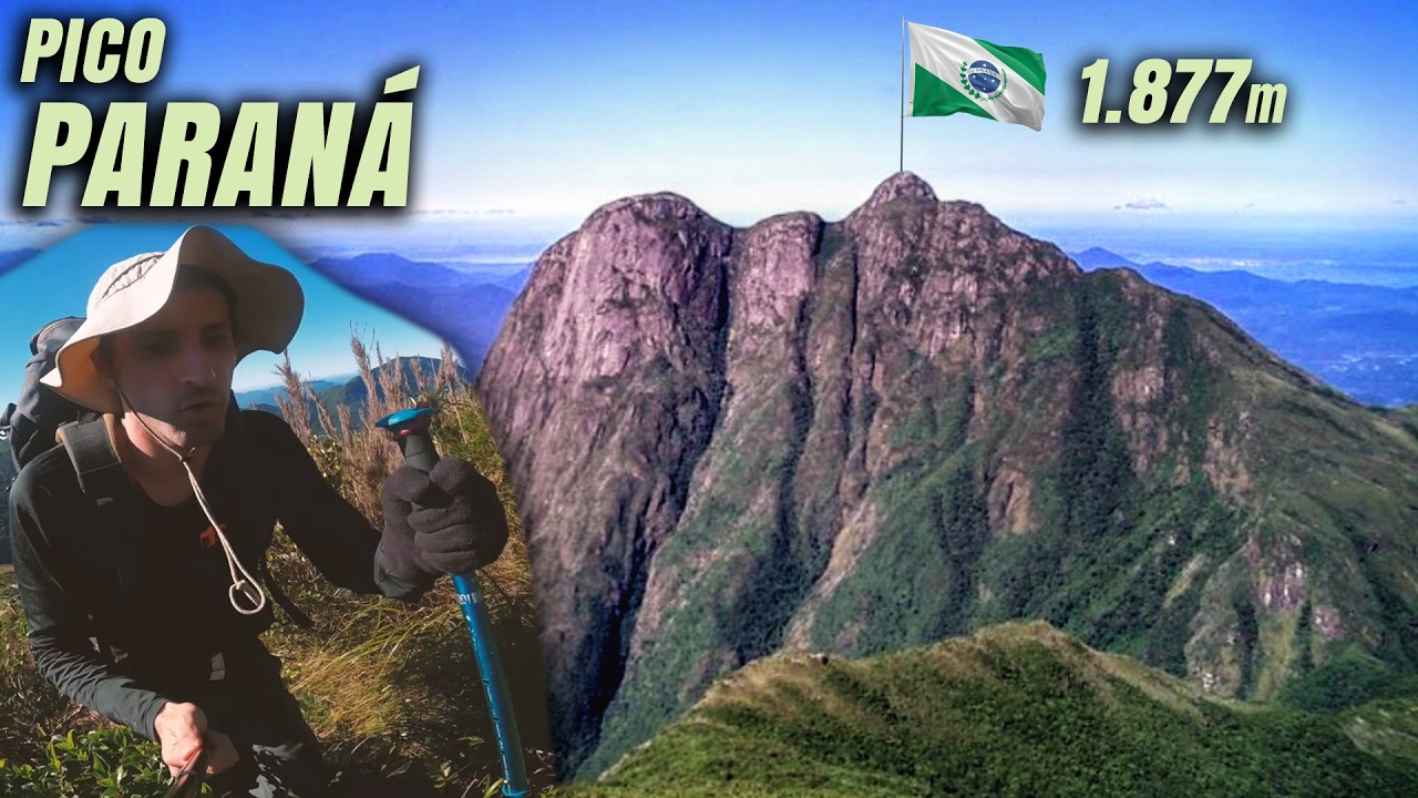 Up to the HIGHEST MOUNTAIN in southern BRAZIL: the Paraná Peak (6,158 feet) | sub 🇺🇸