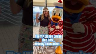 ✨Skip the lines...Meet Donald like this...VIP Style! #disneycruise #concierge
