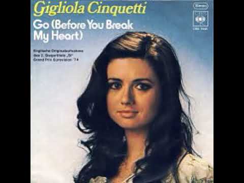 Gigliola Cinquetti  : Go (Before You Break My Heart)