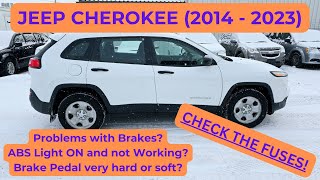 Jeep Cherokee - ABS BRAKES & VACUUM PUMP FUSE LOCATION (2014 - 2023)