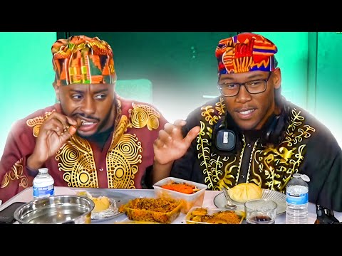 Beta Squad's First Time Eating African Fufu! (Nigerian Food)