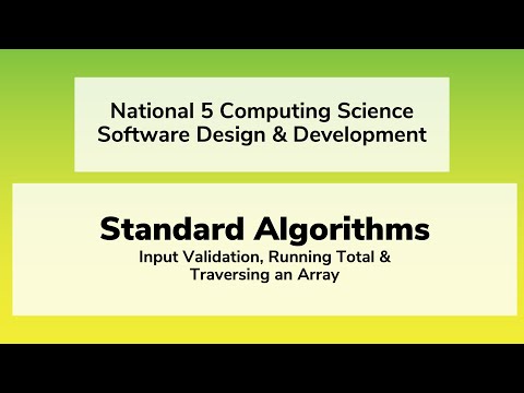 eSgoil: N5CS: Software - Standard Algorithms