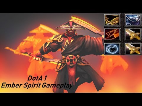 DotA Gameplay Ember Spirit - Beyond GODLIKE!