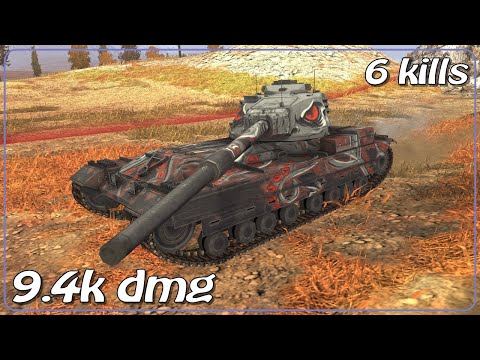 FV215b Octopus • 6 frags • 9.4k dmg • WoT Blitz