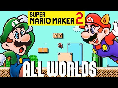 Super Mario Maker 2: All Super Mario Bros. 3 All Worlds in 1 Level