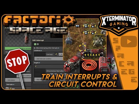 Train Interrupts in Factorio 2.0 🚂 : A Simple Guide | Total Autonomy!