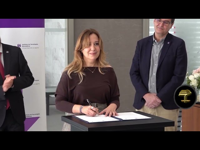 Firma del acuerdo sobre la segunda fase del Centro de Investigaciones Biomédica CIBICAN