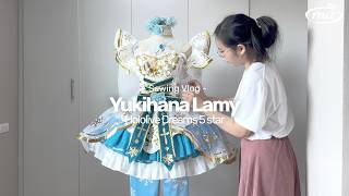 Sewing Vlog |  Making Yukihana Lamy's Outfit From Hololive Dream! ❄️✨