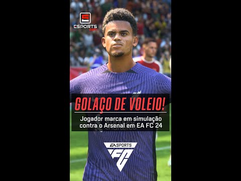 GOLAÇO DE VOLEIO DE LUIS DÍAZ NO EA FC 24! #Shorts