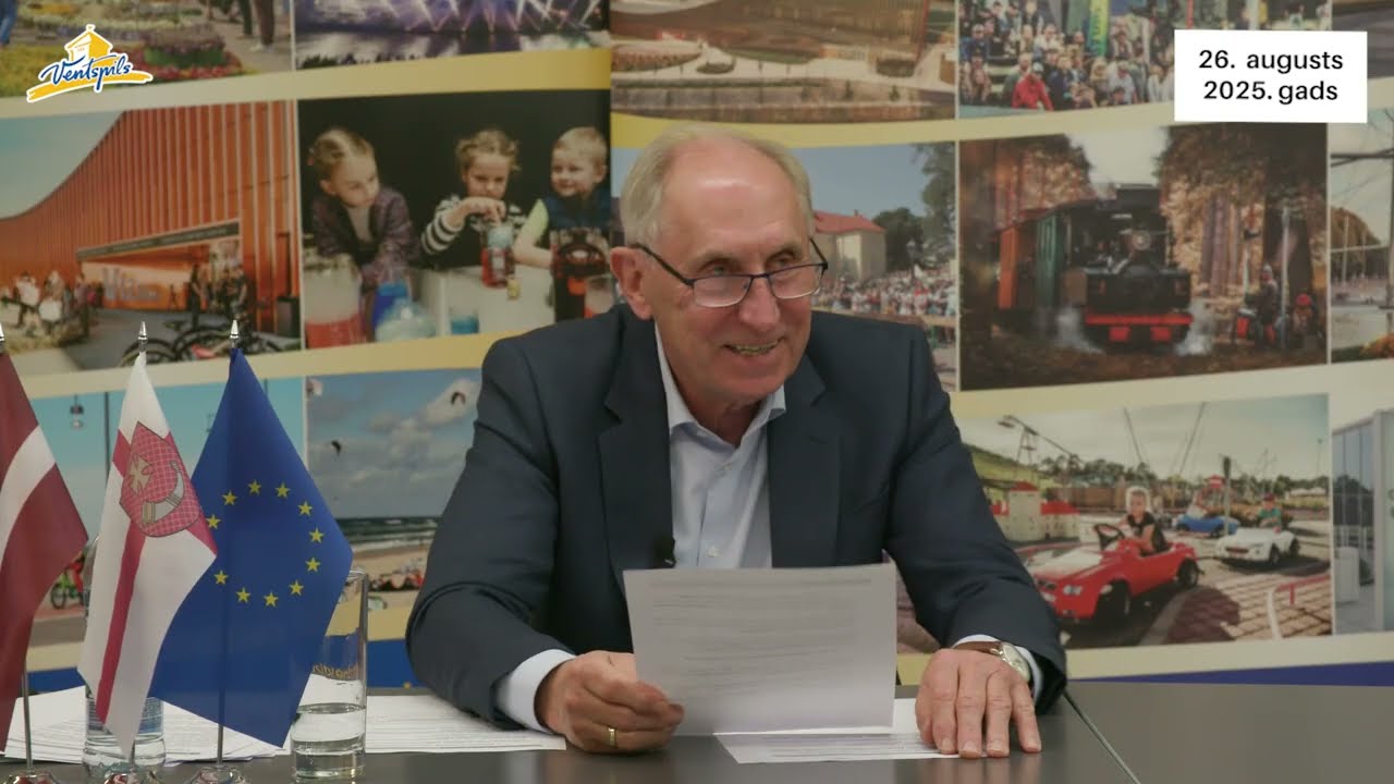 VIDEO: J. Vītoliņš par Ventspils pilsētas aktualitātēm – 26.08.2025.