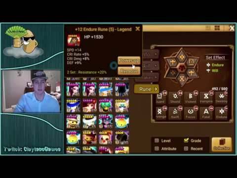 HOW TO RUNE: ALL Nukes/Damage Dealers || Claytano Summoners War