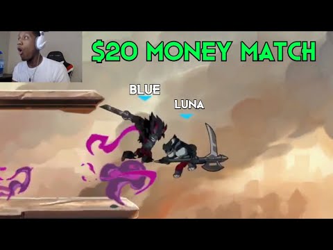 Luna vs AyoBlue - $20 Money Match - Pro Brawlhalla - 2022 - NA - Brawlhalla Show Match #181