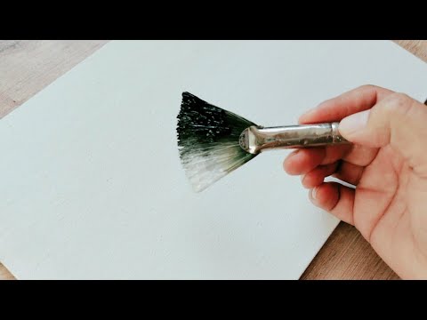 Paint with ONLY 2 COLORS VERY EASILY / Acrylic Painting for Beginners