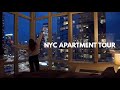 NYC Night Apartment Tour Manhattan Studio High Rise W Floor To Ceiling Windows