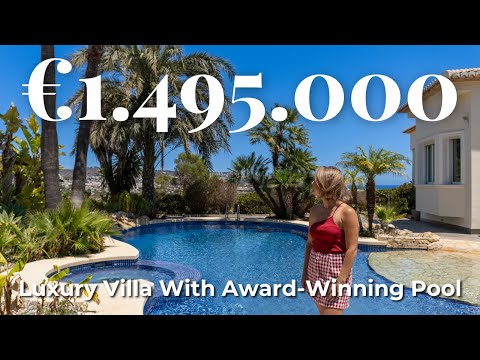Touring A Stunning Luxury Villa in Javea, Spain WITH AWARD-WINNING POOL