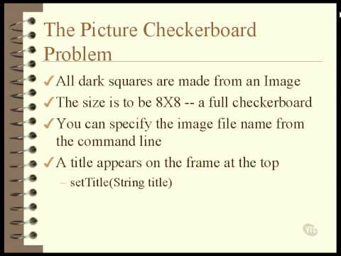Lesson6 Picture Checkerboard Problem | Introduction to the Java Programming Language