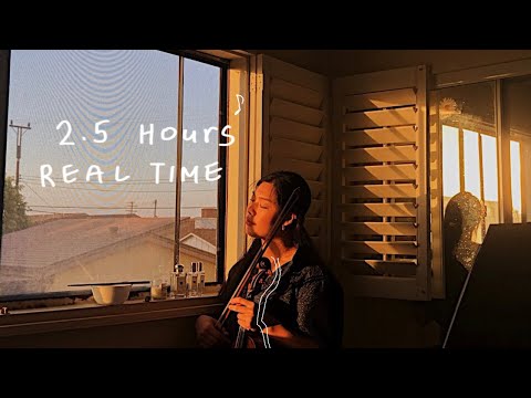 REAL TIME practice with me // 2.5 hour GOLDEN HOUR practice session! 🌞
