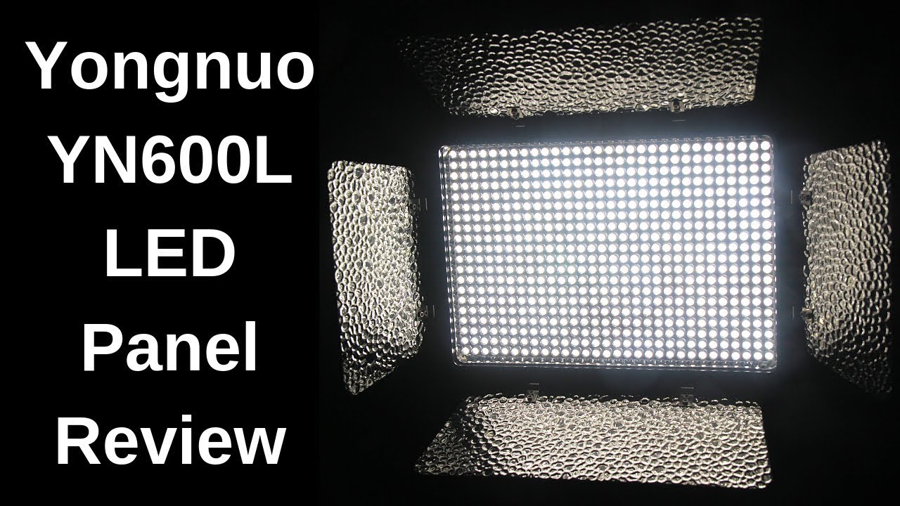 Yongnuo YN600L LED Light Panel Review - Brightness Test