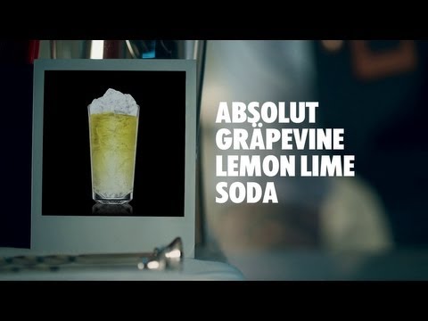 ABSOLUT GRÄPEVINE LEMON LIME SODA DRINK RECIPE - HOW TO MIX