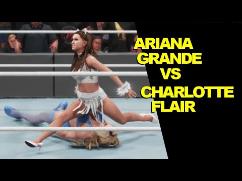 WWE 2K19 Ariana Grande vs Charlotte Flair - Iron Woman