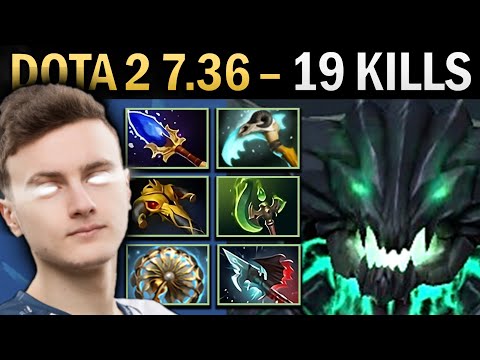 Outworld Destroyer Gameplay Miracle with Pike and 19 Kills - Dota 2 7.36