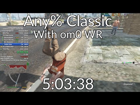 GTA 5 Any% Classic With om0 Speedrun in 5:03:38 (World Record)