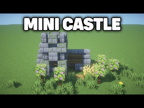 How To Build a Small Castle in Minecraft (tutorial)