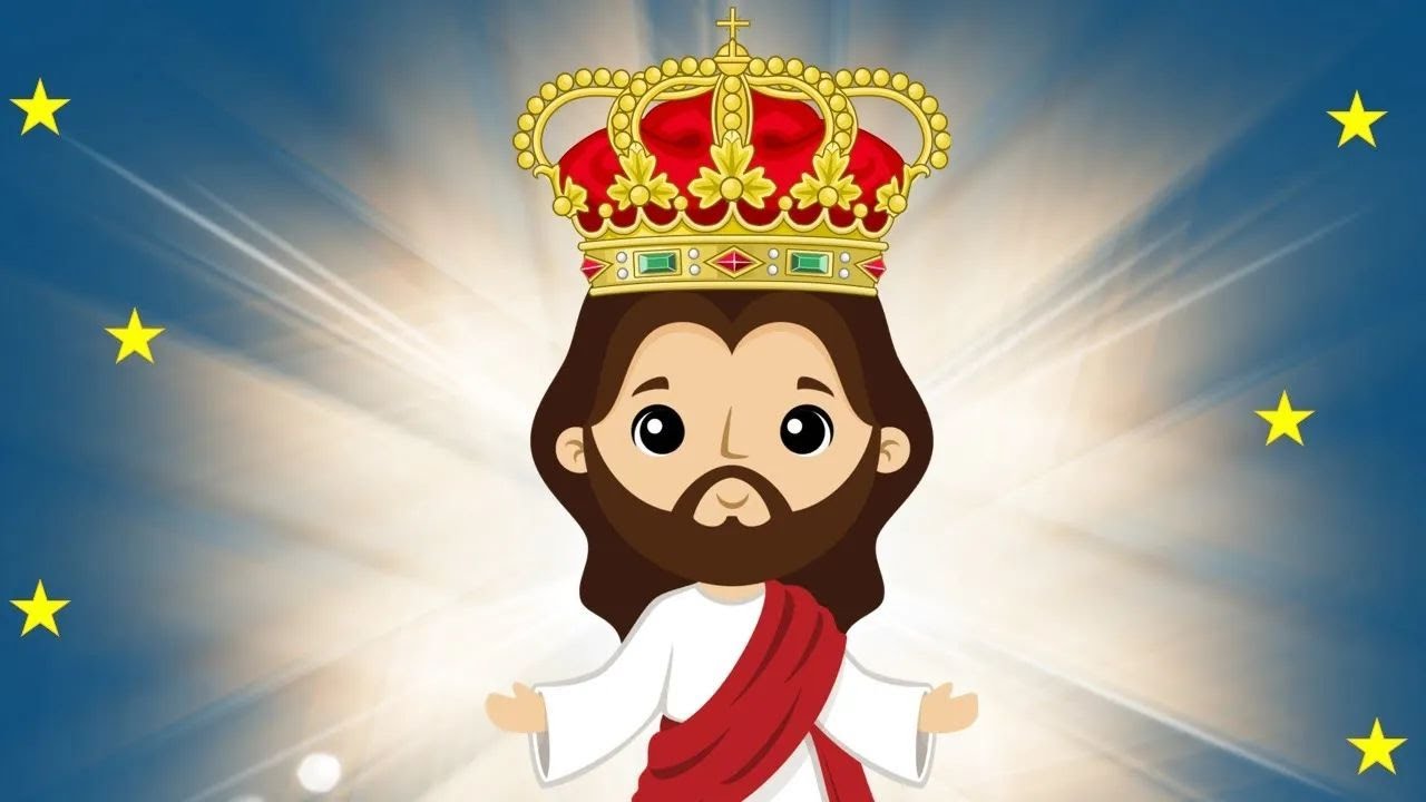 Cristo Rei | Jesus é nosso Rei | Desenho Bíblico | Catequese animada