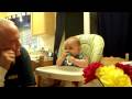 Addie Eating Frozen Peaches