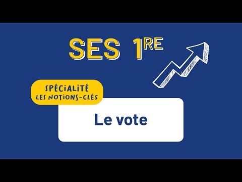 SES 1re - Le vote