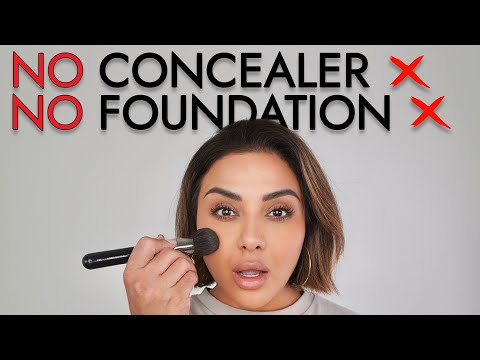 HOW TO DO EVERYDAY MAKEUP NO FOUNDATION OR CONCEALER | NINA UBHI