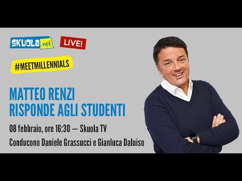 Matteo Renzi risponde agli studenti - #Meetmillennials