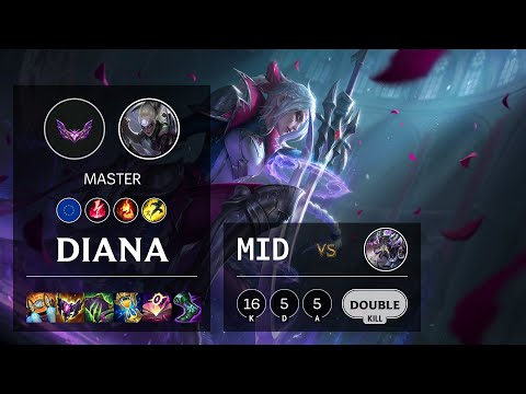Diana Mid vs Kassadin - EUW Master Patch 12.5