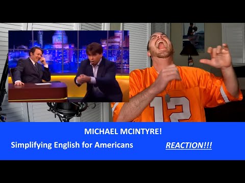 Americans React | MICHAEL MCINTYRE | Simplifying English for the Americans | REACTION