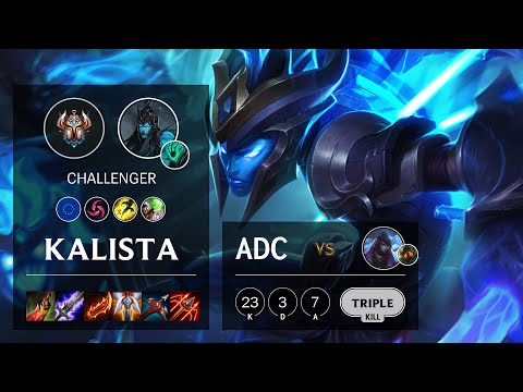 Kalista ADC vs Aphelios - EUW Challenger Patch 10.14