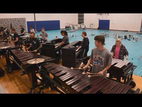 Atlanta Quest Front Ensemble Rehearsal Warm Up (HQ Audio)
