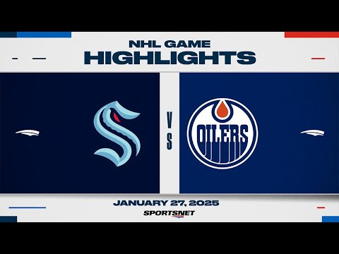 NHL Highlights | Kraken vs. Oilers - January 27, 2025