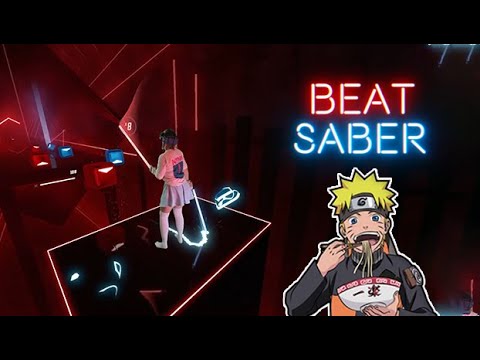 BeatSaber Mixed Reality - Silhouette x Naruto on Hard / Training