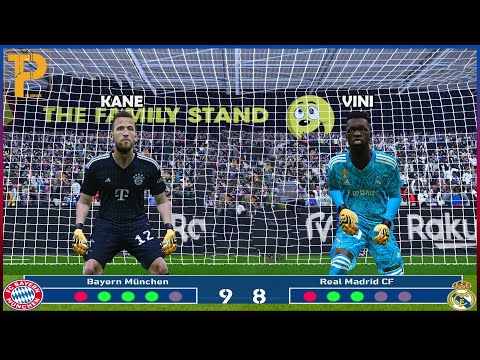 GK Kane vs GK Vini Jr | Longest Penalty Shootout || #gameplay #vinicius #realmadrid #penaltyshot
