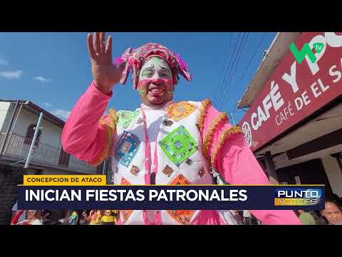 Concepción de Ataco - Inician Fiestas Patronales con Desfile del Correo