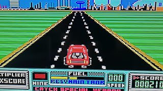 Road Blasters gameplay on the Amstrad cpc 464, one of my childhood games👍😎🍺.